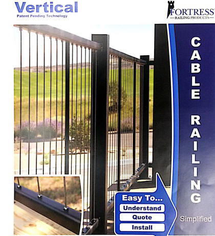 Fortress Vertical Cable Railing System