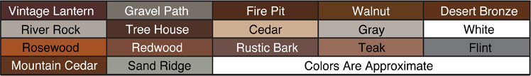 Screw Products C-Deck Composite Deck Screw Colors