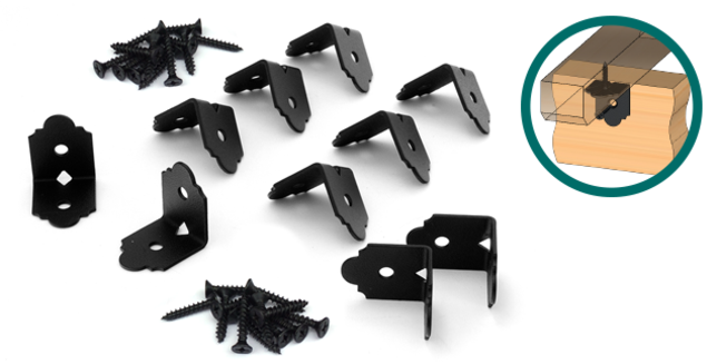 OZCO Ornamental Wood Ties - Rafter Clips / Angle Brackets